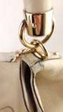 Gucci Ivory Leather Indy Babouska Hobo Bag - G0442
