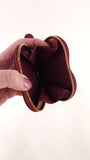 Salvatore Ferragamo Red Leather Heart Coin Purse - 3513