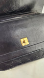 Chanel Matelasse Black Lambskin Chain Shoulder Bag - 3501