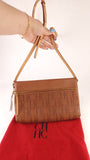 Carolina Herrera Brown Leather Shoulder Bag - G0446