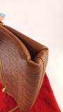 Carolina Herrera Brown Leather Shoulder Bag - G0446
