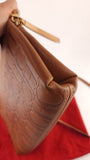 Carolina Herrera Brown Leather Shoulder Bag - G0446