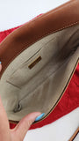 Carolina Herrera Brown Leather Shoulder Bag - G0446