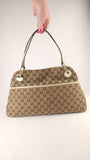 Gucci GG Beige/Brown Canvas Tote - 3573