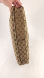 Gucci GG Beige/Brown Canvas Tote - 3573