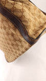 Gucci GG Brown Canvas/Leather Tote - G0508