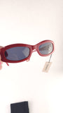 Chanel Red Thin Sunglasses - 3558