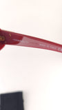 Chanel Red Thin Sunglasses - 3558