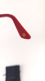 Chanel Red Thin Sunglasses - 3558