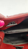 Chanel Matelasse Red Lambskin Chain Shoulder Bag - 3472