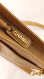 Chanel Beige Caviar Leather Tote Bag - G0453