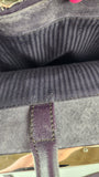 Fendi Purple Leather 2way Tote - G0507
