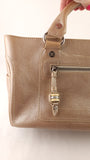 Celine Beige Metallic Leather Handbag - G0488