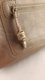 Celine Beige Metallic Leather Handbag - G0488