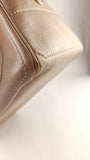 Celine Beige Metallic Leather Handbag - G0488
