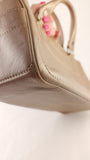 Celine Beige Metallic Leather Handbag - G0488
