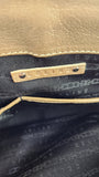 Celine Beige Metallic Leather Handbag - G0488