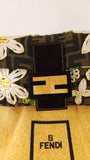 Fendi Zucca Canvas Floral Design Handbag - G0510