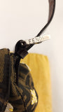 Fendi Zucca Canvas Floral Design Handbag - G0510