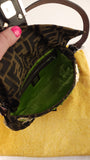 Fendi Zucca Canvas Floral Design Handbag - G0510