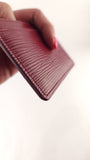 Louis Vuitton Magenta Epi Leather Card Case - 3634