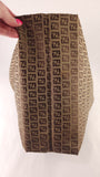 Fendi Zucchino Beige Canvas Tote Bag - 3569
