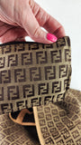 Fendi Zucchino Beige Canvas Tote Bag - 3569