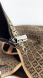 Fendi Zucchino Beige Canvas Tote Bag - 3569