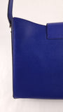 Celine Blue Leather Square Shoulder Bag - G0579