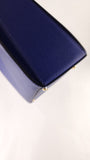 Celine Blue Leather Square Shoulder Bag - G0579