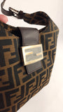 Fendi Zucca Brown Canvas Mamma Bucket Bag - G0570