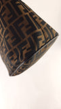 Fendi Zucca Brown Canvas Mamma Bucket Bag - G0570