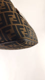 Fendi Zucca Brown Canvas Mamma Bucket Bag - G0570