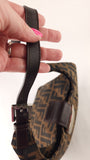 Fendi Zucca Brown Canvas Mamma Bucket Bag - G0570