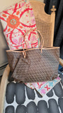 Fendi Zucchino Beige Canvas Tote Bag - 3569