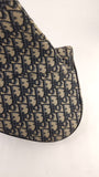 Christian Dior Navy Trotter Print Saddle Crossbody - 3636