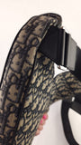 Christian Dior Navy Trotter Print Saddle Crossbody - 3636