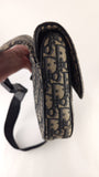 Christian Dior Navy Trotter Print Saddle Crossbody - 3636