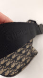Christian Dior Navy Trotter Print Saddle Crossbody - 3636