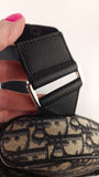 Christian Dior Navy Trotter Print Saddle Crossbody - 3636
