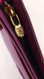 Celine Pink/Purple Leather Clutch - G0547