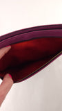 Celine Pink/Purple Leather Clutch - G0547