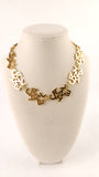 Chanel Gold Tone Cluster 'Chanel' Necklace - G0583