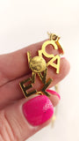 Chanel Gold Tone Cluster 'Chanel' Necklace - G0583