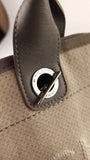 Chanel Beige/Grey Deauville Canvas Tote - G0537