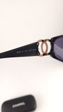 Chanel Matte Black Plastic Sunglasses - 3697