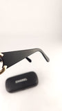 Chanel Matte Black Plastic Sunglasses - 3697