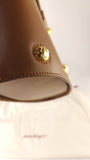 Salvatore Ferragamo Tan Leather 2way Hand Bag - 3685