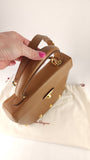 Salvatore Ferragamo Tan Leather 2way Hand Bag - 3685