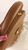 Salvatore Ferragamo Tan Leather 2way Hand Bag - 3685